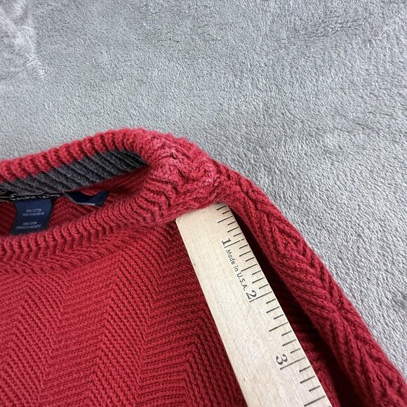 Vintage Chaps Ralph Lauren Sweater Mens 2XL Crewneck Pullover Herringbone 506210 - Picture 14 of 15